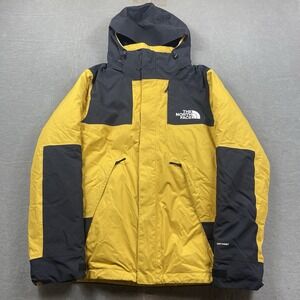 The North Face Mountain Jacket Mens Medium 3 In 1 Yellow Black Full Zip Dryvent